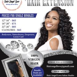 Hair Angel Love - Come to us for all your hair extension needs!