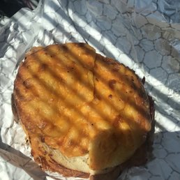 Mac and cheese bagel with bacon egg and more cheese! Mac and cheese bagel with bacon egg and more cheese!