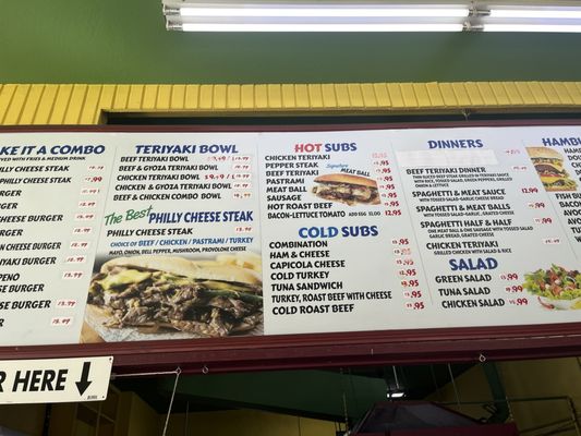 Menu photo 7 Submariner Los Angeles, CA