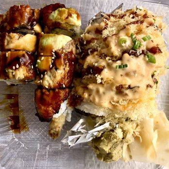 Ayame Sushi - Dragon Roll & Crunchy Monkey - Sushi Bars Near Me - Vacaville, California Ayame Sushi - Dragon Roll & Crunchy Monkey - Sushi Bars Near Me - Vacaville, California