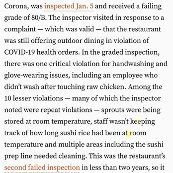 Marui Sushi - 2nd shutdown in 2 years...smh - Japanese Near Me - Corona, California