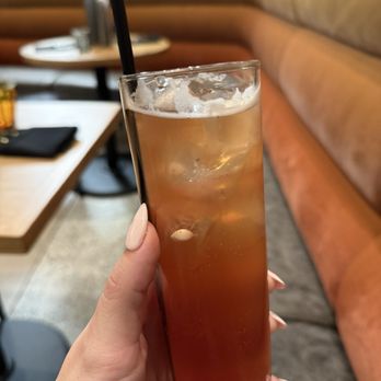 Monaco Italian Kitchen - OMG tried this drink which was a Shirley Temple with Whisky and it was SO GOOD! Please add this to the menu! - Cocktail Bars Near Me - Irvine, California