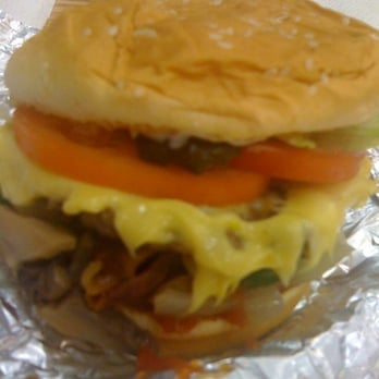 Five Guys - My regular bacon cheeseburger - Hot Dogs Near Me - Seattle, Washington Five Guys - My regular bacon cheeseburger - Hot Dogs Near Me - Seattle, Washington