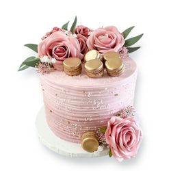 Jenn's Cupcakes and Parties - Buttercream textured cake