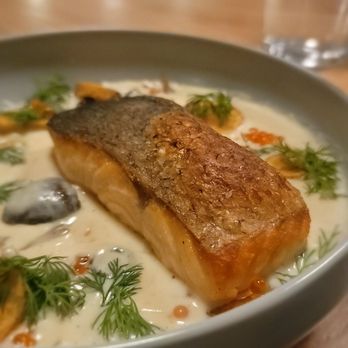 Local Jones - Crispy salmon - New American Near Me - Denver, Colorado Local Jones - Crispy salmon - New American Near Me - Denver, Colorado