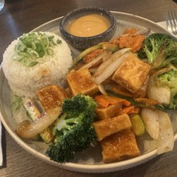 Tofu hibachi Tofu hibachi