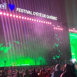 Festival d'été de Québec - One of the stages (for those with paid tickets) - Plains of Abraham - for this 11 day music festival
