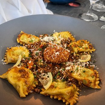 White Pillars Restaurant and Lounge - Duck Angolotti - this place KILLS on creative pasta dishes - Bars Near Me - Biloxi, Mississippi