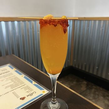 Huevo House - Mango mimosa - Breakfast & Brunch Near Me - Bakersfield, California Huevo House - Mango mimosa - Breakfast & Brunch Near Me - Bakersfield, California