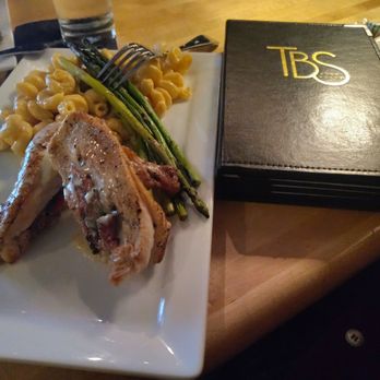 The Butcher's Son - Chicken stuffed, Mac and cheese asparagus.. The Butchers Son menu - New American Near Me - Virginia Beach, Virginia