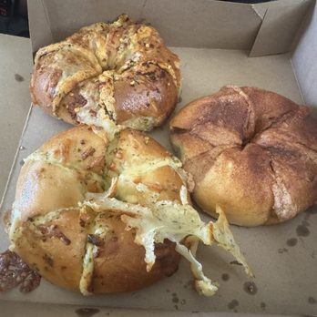 Bloom Bagels - Miso Scallion Bloom, Chili Oil Scallion Bloom, Churro Bloom - Bagels Near Me - Campbell, California