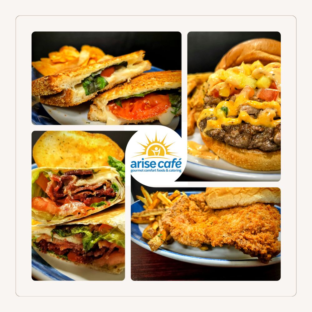Food from Arise Cafe
