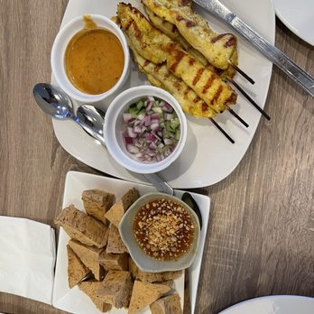 Thaibodia Bistro - Milpitas - 04 - SATAY CHICKEN 03 - FRIED TOFU - Thai Near Me - Milpitas, California Thaibodia Bistro - Milpitas - 04 - SATAY CHICKEN 03 - FRIED TOFU - Thai Near Me - Milpitas, California