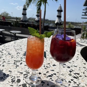M.Bird - L-R | Afterthot and rose sangria - Cocktail Bars Near Me - Tampa, Florida M.Bird - L-R | Afterthot and rose sangria - Cocktail Bars Near Me - Tampa, Florida
