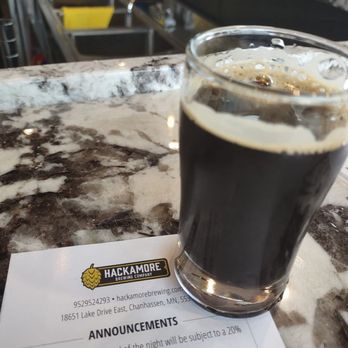 Hackamore Brewing - Potbelly Oatmeal 5.8% Stout - Breweries Near Me - Chanhassen, Minnesota