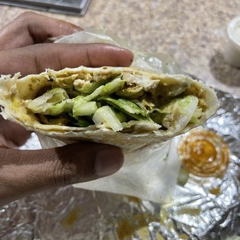 Pita Zone - Chicken Shawarma Wrap with hardly any chicken - Mediterranean Near Me - Bolingbrook, Illinois