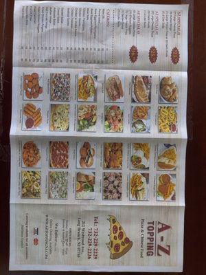 Menu photo 1 AZ Topping Long Branch, NJ