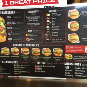 Fatburger & Buffalo's Express - Menu - Burgers Near Me - Redmond, Washington