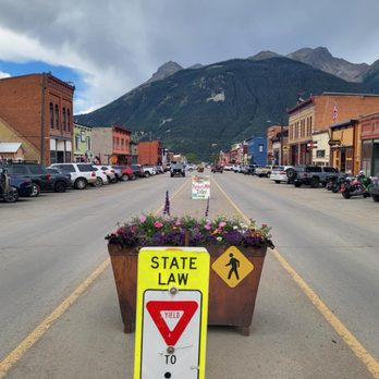 Durango & Silverton Narrow Gauge Railroad - One of two streets in Silverton - Trains Near Me - Durango, Colorado Durango & Silverton Narrow Gauge Railroad - One of two streets in Silverton - Trains Near Me - Durango, Colorado