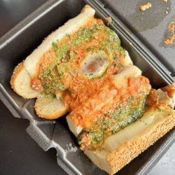 #J74. Chicken Parm- add pesto