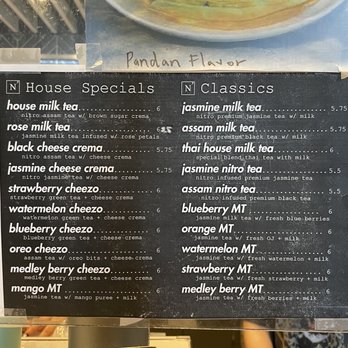 N7 Draft Tea and Coffee - House Specials menu - Coffee & Tea Near Me - San Jose, California N7 Draft Tea and Coffee - House Specials menu - Coffee & Tea Near Me - San Jose, California