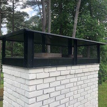Tate Fireplaces - a brick chimney with a glass top - General Contractors Near Me - Canton, Georgia Tate Fireplaces - a brick chimney with a glass top - General Contractors Near Me - Canton, Georgia