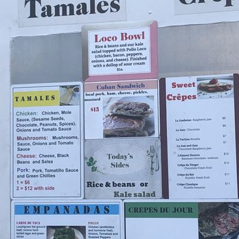Cecilia's Kitchen - Picture board of their menus - Latin American Near Me - Asheville, North Carolina