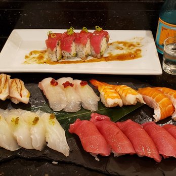 Chobop - Torched cod, red snapper, ebi(shrimp), salmon, uni, halibut and tuna - Sushi Bars Near Me - Costa Mesa, California