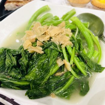 Bistro 1968 - Greens with dried scallops - Dim Sum Near Me - San Gabriel, California Bistro 1968 - Greens with dried scallops - Dim Sum Near Me - San Gabriel, California