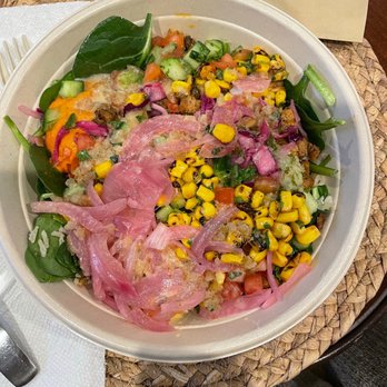 CAVA - Balsamic date chicken bowl - Mediterranean Near Me - Paramus, New Jersey