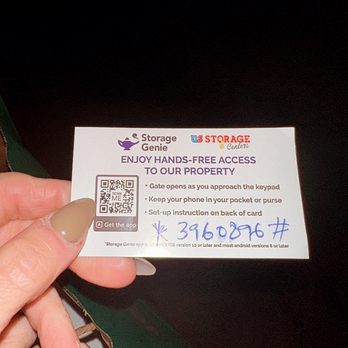 US Storage Centers - The gate code that I had to call the police to get. - Self Storage Near Me - North Waltham, Massachusetts