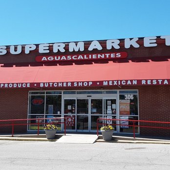 Supermarket Aguascalientes - a red awning - Tacos Near Me - Lexington, Kentucky