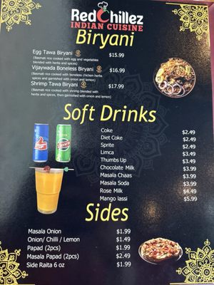 Menu photo 6 Red Chillez Indian Cuisine Concord, NC