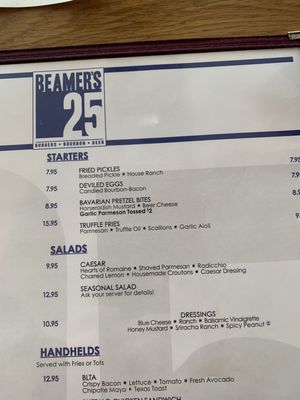 Menu photo 6 Beamer's 25 Roanoke, VA Menu photo 6 Beamer's 25 Roanoke, VA