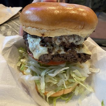 Stella's Bar and Grill - Double Cheeseburger - Bars Near Me - Bellevue, Nebraska