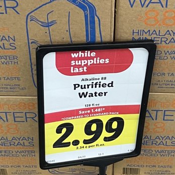 Lidl - How much does this water cost? - Grocery Near Me - Greenville, South Carolina