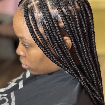 K Styles Beauty - Medium knotless braids - Hair Stylists Near Me - Marietta, Georgia K Styles Beauty - Medium knotless braids - Hair Stylists Near Me - Marietta, Georgia