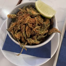 Okra fries Okra fries
