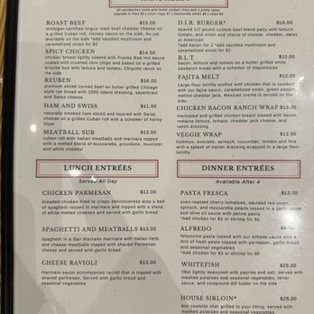 Pins Bar & Grille - Menu - Burgers Near Me - Drummond Island, Michigan