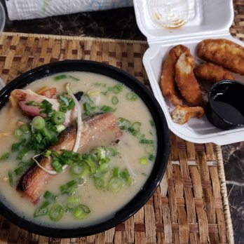 Oni Ramen - Tonkatsu and fried pork gyozas - Ramen Near Me - Dallas, Texas Oni Ramen - Tonkatsu and fried pork gyozas - Ramen Near Me - Dallas, Texas