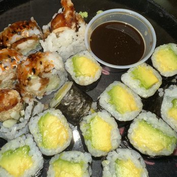 Hana Sushi - Chicken tempura and avocado rolls. - Japanese Near Me - South Plainfield, New Jersey Hana Sushi - Chicken tempura and avocado rolls. - Japanese Near Me - South Plainfield, New Jersey