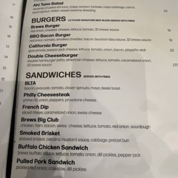 32 Brews Street - Menu - Breweries Near Me - Elk Grove, California