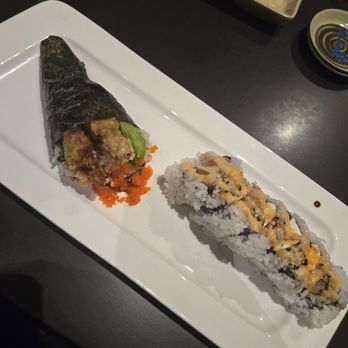 Crazy Sushi - Spider hand roll and crazy monkey - Sushi Bars Near Me - Rocklin, California