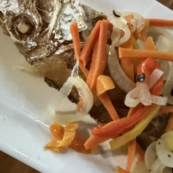 True Island Grille - Escovitch fish that had fresher vegetables than snapper! - Caribbean Near Me - Orlando, Florida True Island Grille - Escovitch fish that had fresher vegetables than snapper! - Caribbean Near Me - Orlando, Florida