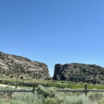 Martin's Cove - 07.04.24 Looking northeast through Devil's Gate - Landmarks & Historical Buildings Near Me - Alcova, Wyoming