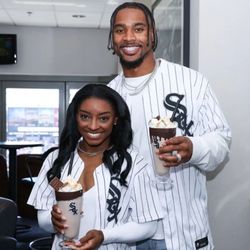 Rate Field - Simone Biles, and husband Jonathan Owens