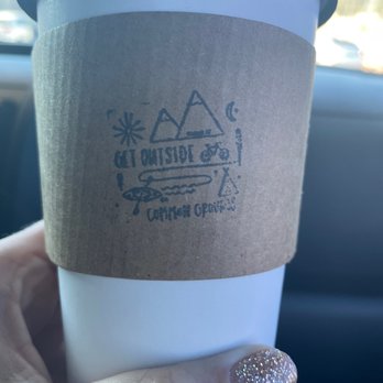 Common Grounds - Local Lavender Honey Oat Milk Latte - Medium - Coffee & Tea Near Me - Payson, Arizona