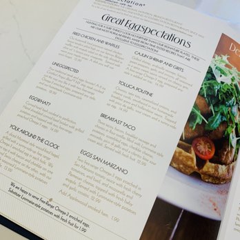 Eggspectation - Menu (partial) - Breakfast & Brunch Near Me - Newark, Delaware Eggspectation - Menu (partial) - Breakfast & Brunch Near Me - Newark, Delaware