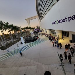 Exterior photo of LoanDepot Park - Miami, Florida Exterior photo of LoanDepot Park - Miami, Florida