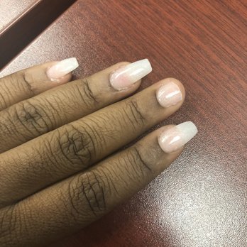 Red Lotus Spa & Nails - First nail that broke less than 24 hours after getting it done - Nail Salons Near Me - Philadelphia, Pennsylvania